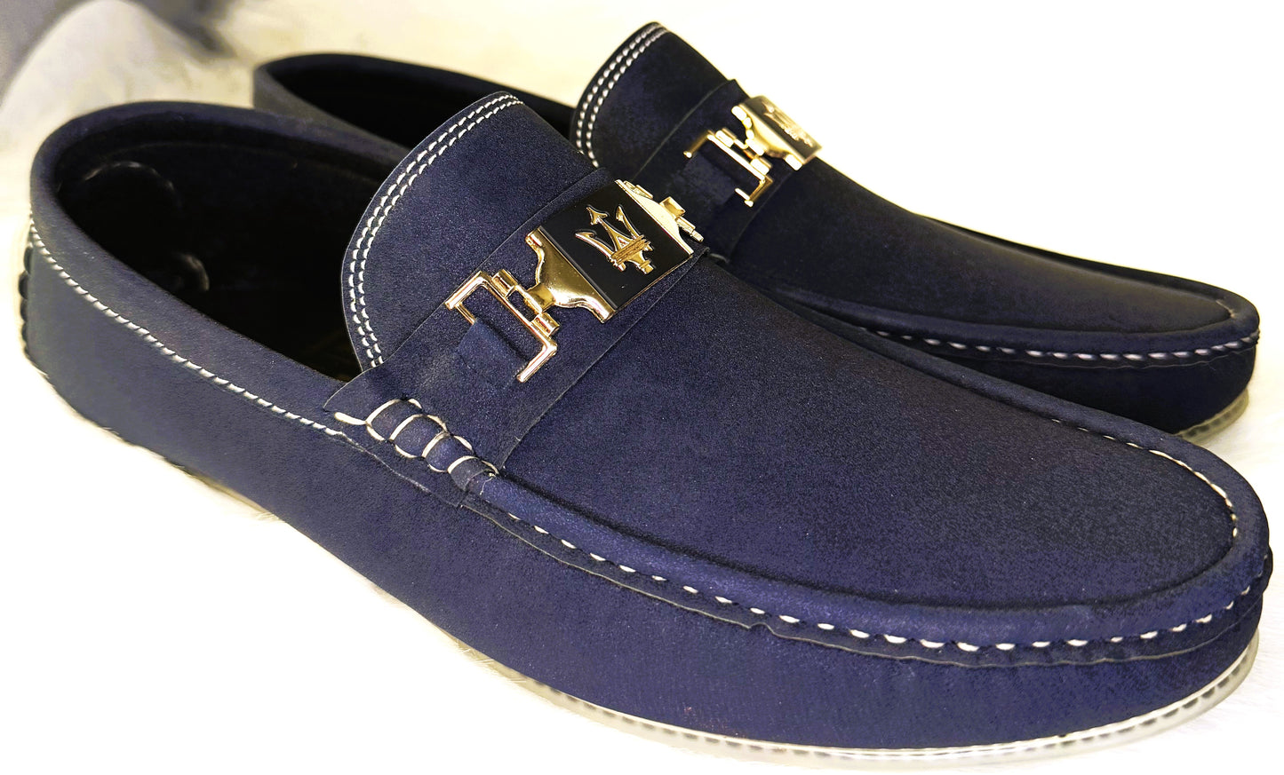 Synthetic Suede Loafer # PF-1021-DBL