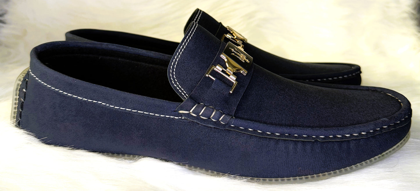 Synthetic Suede Loafer # PF-1021-DBL